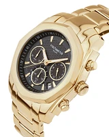 Men's Solar Chronograph Watch in Gold Tone Stainless Steel