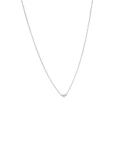 Necklace with 0.25 Carat TW Diamonds in 18kt White Gold