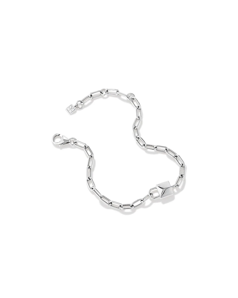 Signature Lock Bracelet in Sterling Silver