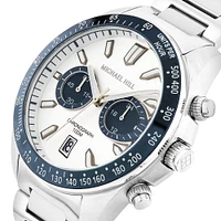 Two-Tone Men's Chronograph Watch in Blue Tone Stainless Steel