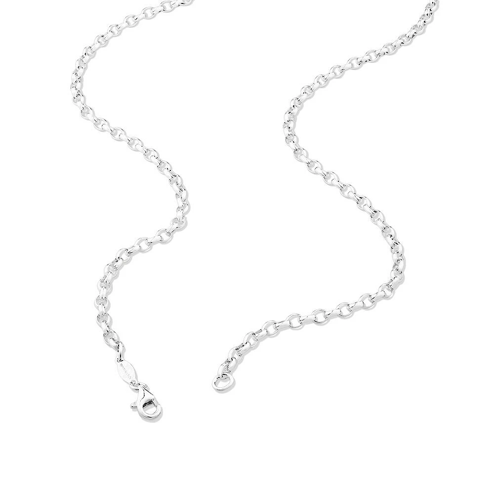 80cm (32") 3mm-3.5mm Width Belcher Chain in Sterling Silver