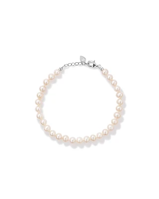 Cultured Freshwater Pearl Bracelet in Sterling Silver