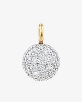 Stardust Pendant with .55TW of Diamonds in 10kt Yellow Gold and Rhodium