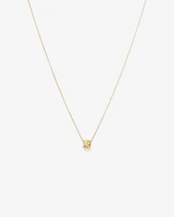 Diamond-Cut Rondell Pendant in 10kt Yellow Gold