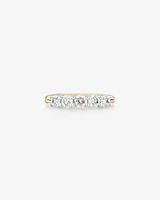 Evermore 5 Stone Wedding Band with 1 Carat TW of Diamonds in 14kt White Gold