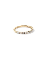 Wedding Band with 0.34 Carat TW of Diamonds in 14kt Rose Gold