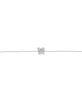 Cubic Zirconia Butterfly Bracelet in Sterling Silver