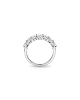 2.00 Carat TW Oval Laboratory-Grown Diamond Wedding Ring in 14kt White Gold