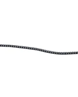 4.45 Carat TW Black Diamond Tennis Men's Bracelet in Sterling Silver