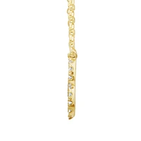 "K" Initial Necklace with 0.10 Carat TW of Diamonds in 10kt Yellow Gold