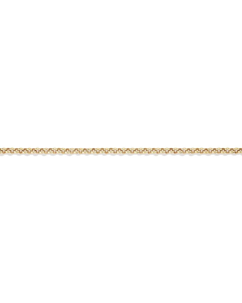 19cm (7.5") 4mm-4.5mm Width Belcher Bracelet in 10kt Yellow Gold