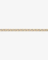 21cm (8.5") Cuban Link Bracelet with 1.00 Carat TW of Diamonds in 10kt Yellow Gold