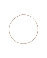 50cm (20") Hollow Belcher Chain in 10kt Rose Gold