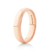 5mm High Domed Wedding Band 10kt Yellow Gold