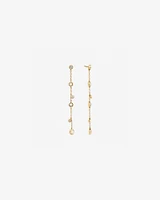 Drop Earrings with Opal & 0.15 Carat TW of Diamonds in 10kt Yellow Gold