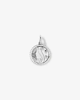 Diamond Accent Taurus Zodiac Pendant in Sterling Silver