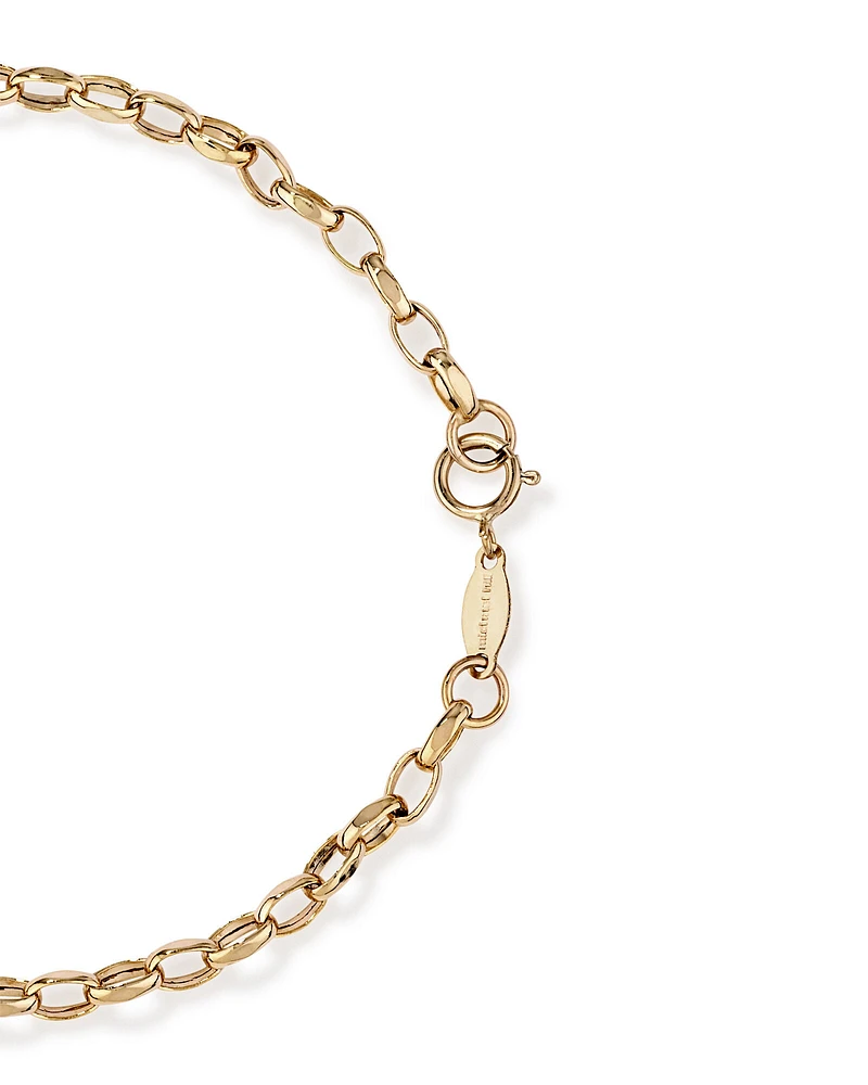 19cm (7.5") Belcher Bracelet in 10kt Yellow Gold