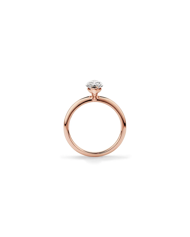 1.25 Carat TW Marquise Laboratory-Grown Diamond Solitaire Engagement Ring in 14kt White Gold