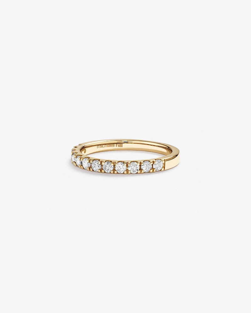 Wedding Band with 1/2 Carat TW of Diamonds in 14kt Yellow Gold