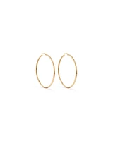 45mm Hoop Earrings in 10kt Yellow Gold