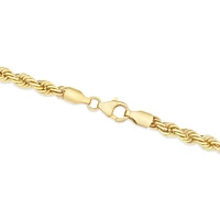 55cm (22") Rope Chain in 10kt Yellow Gold