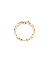 Wedding Ring with .38TW of Diamonds in 14k Yellow Gold