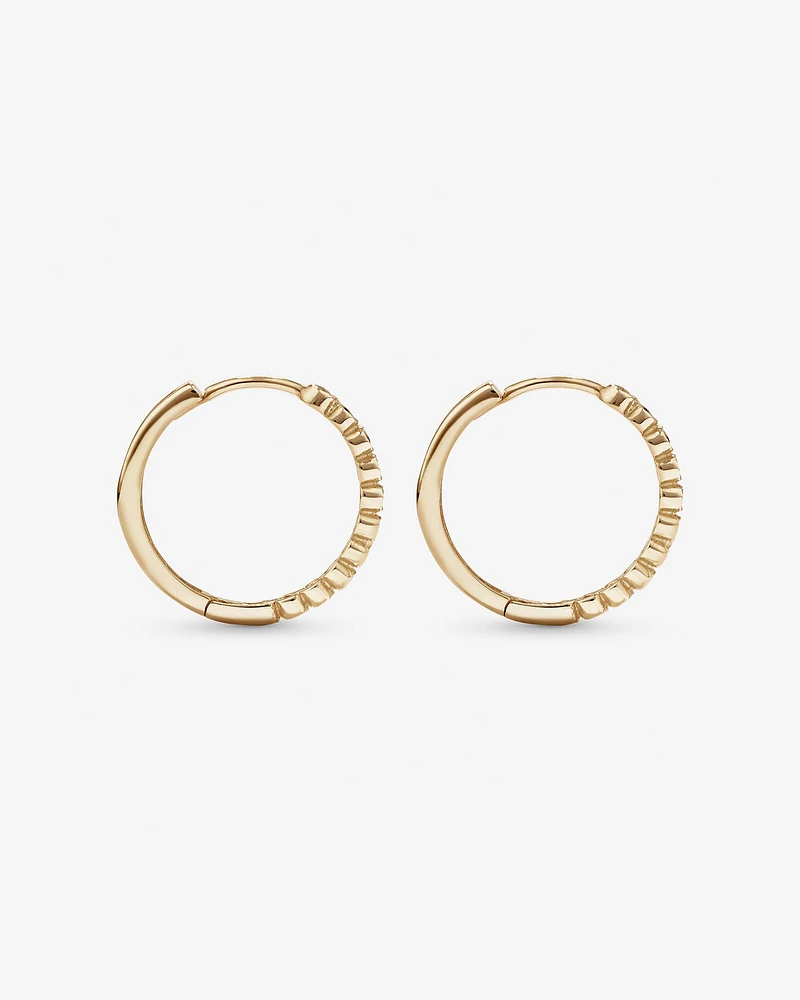 Huggie Earrings in 10kt Yellow Gold