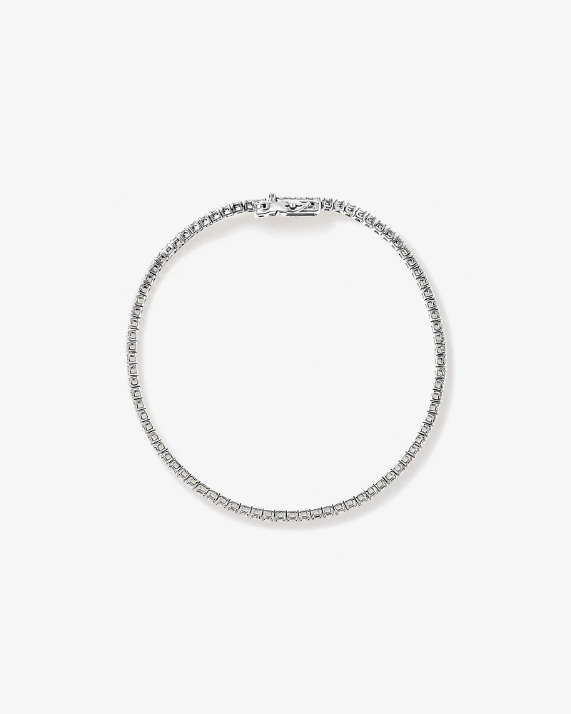 1.64 Carat TW Diamond Tennis Bracelet in 10kt White Gold