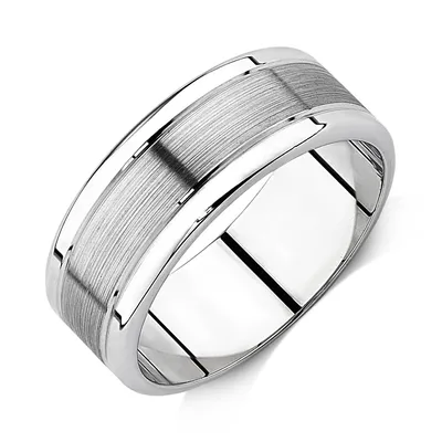 Men's Wedding Band in 10kt Yellow Gold