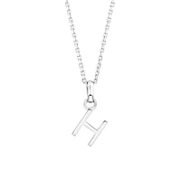 "Z" Initial Pendant in Sterling Silver