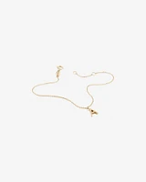 19cm (7.5") C Initial Bracelet in 10kt Yellow Gold