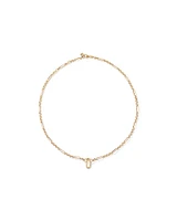 50cm (20") 7 and 1 Belcher and Paperclip Open Pendant Chain in 10kt Yellow Gold