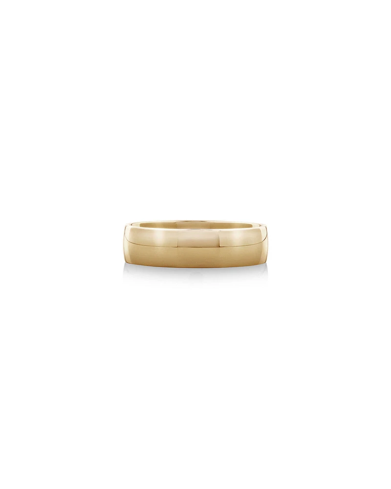 Half Round Wedding Band in 10kt Rose Gold