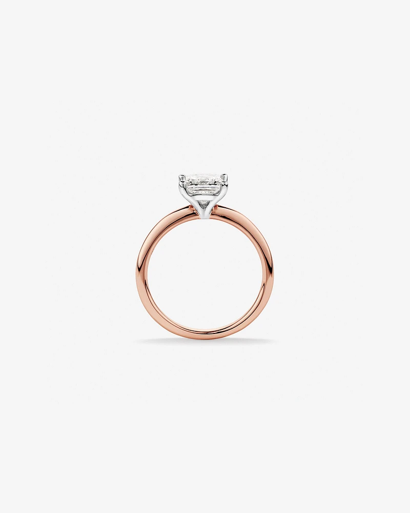 1.25 Carat TW Princess Cut Laboratory-Grown Diamond Solitaire Engagement Ring In 14kt White Gold