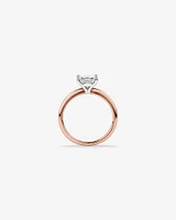 1.25 Carat TW Princess Cut Laboratory-Grown Diamond Solitaire Engagement Ring In 14kt White Gold