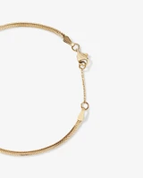 19cm (7.5") 2mm-2.5mm Width Snake Chain Bracelet in 10kt Yellow Gold