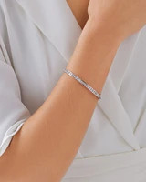 Bangle with 2 Carat TW Of Diamonds in 10kt White Gold