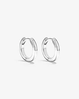 14mm Huggie Earrings in Sterling Silver