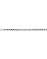 5mm Wide Rounded Box Chain Bracelet in Sterling Silver