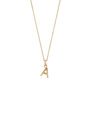 I Initial Pendant in 10kt Yellow Gold