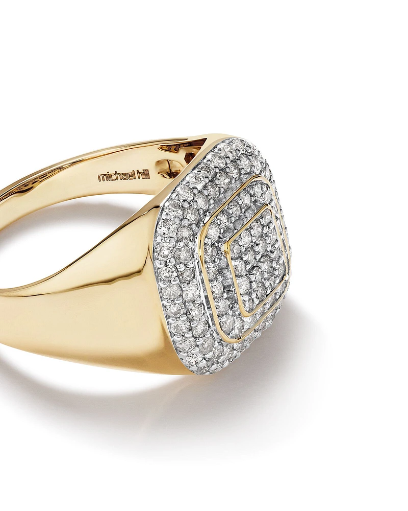 Ring with Carat TW of Diamonds in 10kt Yellow Gold