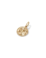 Diamond Accent Aries Zodiac Pendant in 10kt Yellow Gold