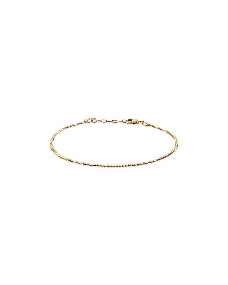 19cm (7.5") Serpentine Bracelet in 10kt Yellow Gold