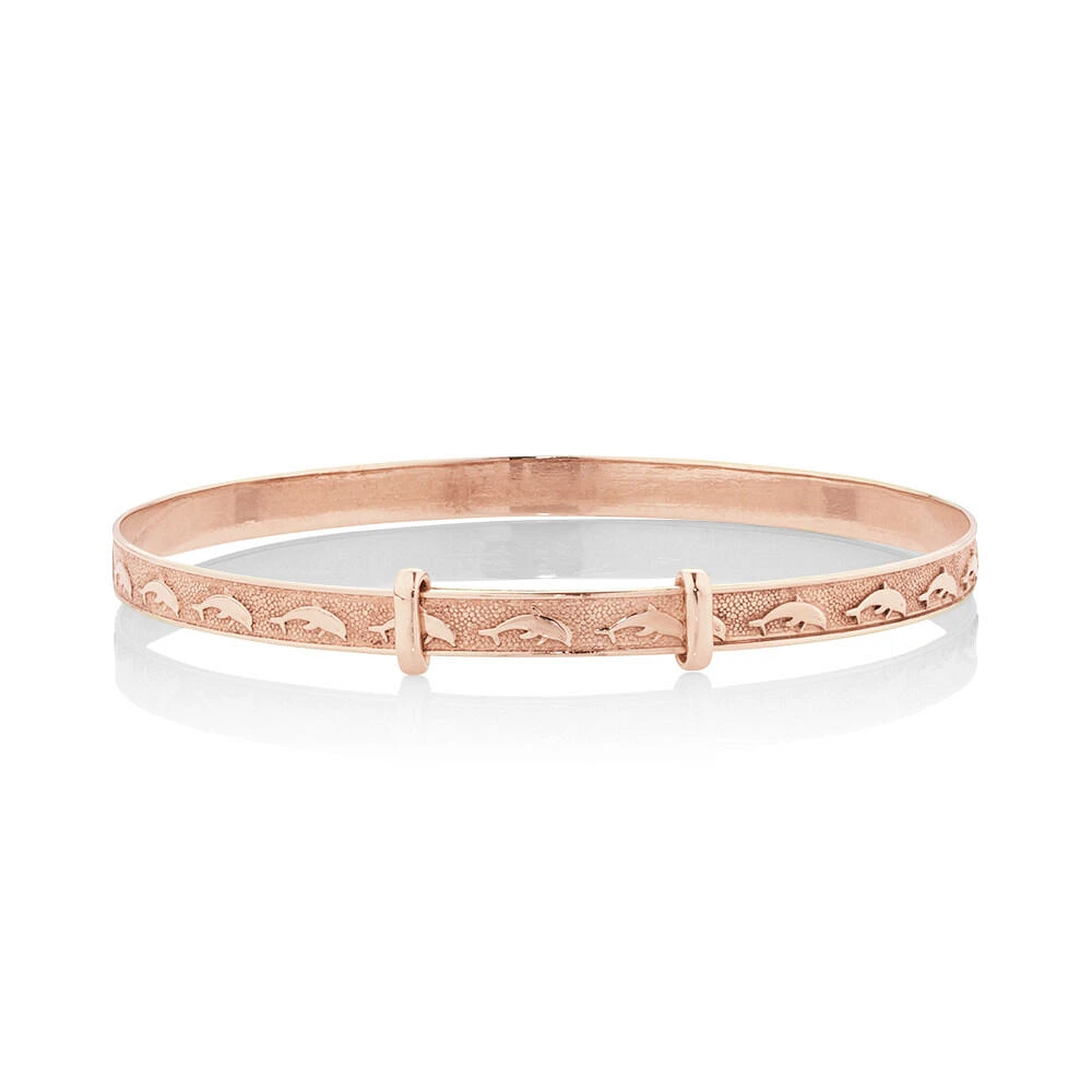 Expandable Baby Bangle in 10kt Yellow Gold