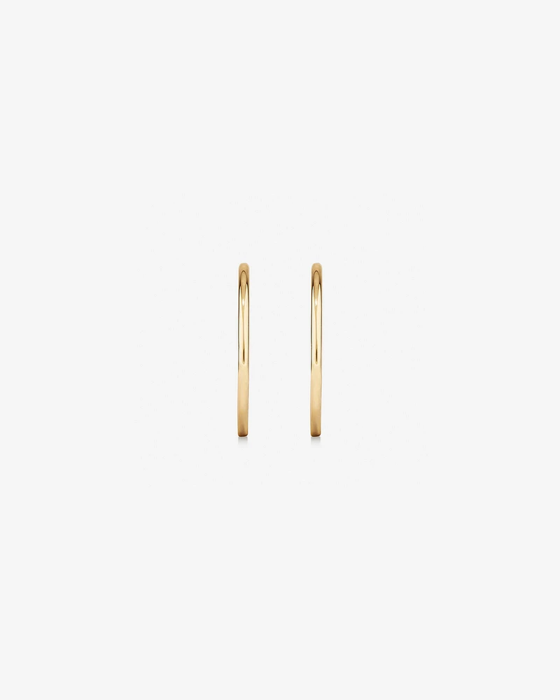 16mm Sleepers in 10kt Yellow Gold