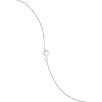 Sir Michael Hill Designer Halo Pendant with Chain with 0.45 Carat TW of Diamonds in 18kt White Gold