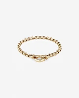 19cm (7.5") 5mm-5.5mm Width Hollow Belcher Bracelet in 10kt Yellow Gold