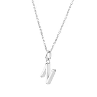 "Z" Initial Pendant in Sterling Silver