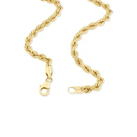 55cm (22") Rope Chain in 10kt Yellow Gold