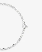 Chaîne belcher en argent sterling de 45 cm, largeur de 6,5 à 7 mm